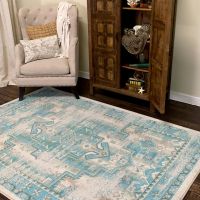 Torn Seaside Rug - Water's Edge