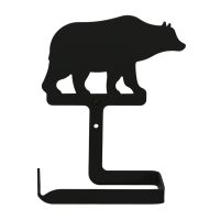 Wrought Iron Bear Traditional Tissue Holder