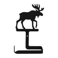 Wrought Iron Moose Traditional Tissue Holder