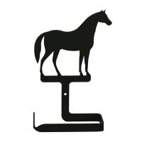 Wrought Iron Horse Traditional Tissue Holder