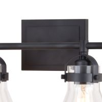 Mason 4-Light Charcoal Black Vanity Light