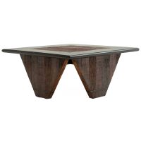Urban Rustic Mahogany Coffee Table