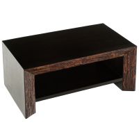 Urban Rustic Reclaimed Wood & Mahogany Coffee Table