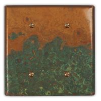 Verde 2 Blank Copper Switch Plate