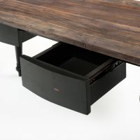 Drawer & Reclaimed Wood Top Close-Up