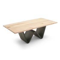 Maple Top in Clear Finish, Shown with a Flat Edge