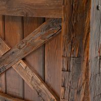 Barn Door Style Footboard