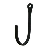 Wrought Iron Plain Narrow Wall Hook shown in XXL