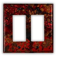 Wildfire 2 Rocker/GFI Copper Switch Plate