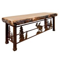 Calera Aspen Metal Insert Dining Bench