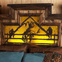 Bucking Bronco Scene
