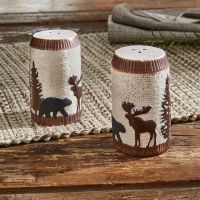 Wilderness Trail Rustic Salt & Pepper Shakers