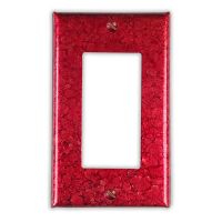 Wine Red 1 Rocker/GFI Copper Switch Plate
