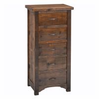 Woodland Park Rustic 5 Drawer Lingerie Chest
