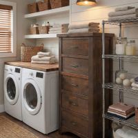 Rustic Lingerie Chest: Some lifestyle images are created with AI for visualization purposes. Crafted from natural solid wood, each piece is unique and will vary.