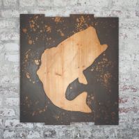 Bass Reclaimed Wood Wall Decor