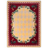 High Country Rooster Rug - Yellow