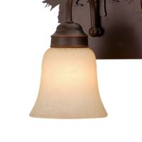 Yellowstone 4-Light Moose Burnished Bronze Vanity Light