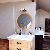 Yoho 3-Light Antler Black Walnut Vanity Light