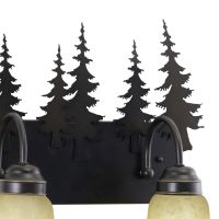 Yosemite 2-Light Tree Burnished Bronze Vanity Light