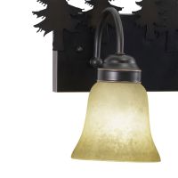 Yosemite 2-Light Tree Burnished Bronze Vanity Light