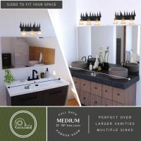 Yosemite 3-Light Tree Burnished Bronze Vanity Light
