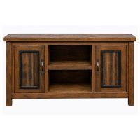 Eagle River Timber Frame Barn Wood Media Cabinet