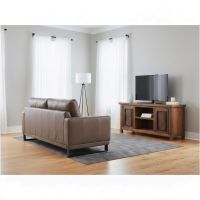 Barn Wood Entertainment Center: Some lifestyle images are created with AI for visualization purposes. Crafted from natural solid wood, each piece is unique and will vary.