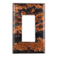 Zebra 1 Toggle Copper Switch Plate
