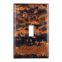 Zebra 1 Toggle Copper Switch Plate