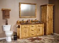 Bathroom Vanity Set in Honey Finish