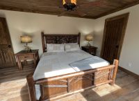 Woodland Forest Cedar Log Panel Bed