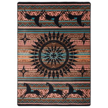 Ghost Rider Rug - Turquoise