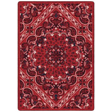 Kerchief Rug - Rodeo Red