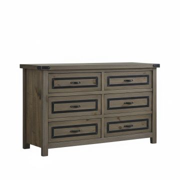 Heritage Pine 6 Drawer Dresser