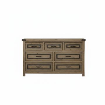 Heritage Pine 7 Drawer Dresser