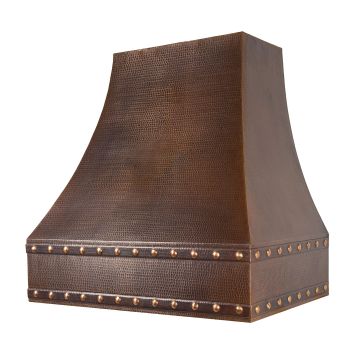 36″ Correa Oil Rubbed Bronze Hammered Copper 1250 CFM Wall Mounted Range Hood