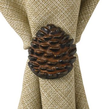Rustic Lodge Pine Napkin Rings