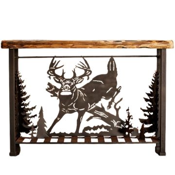 Metal Jumping Buck Scene Sofa Table