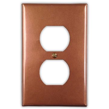 Antique 1 Outlet Copper Switch Plate