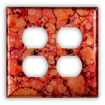 Autumn 2 Outlet Copper Switch Plate