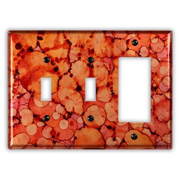 Autumn 2 Toggle 1 Rocker/GFI Copper Switch Plate
