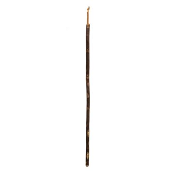 Saranac Hickory Log Walking Stick