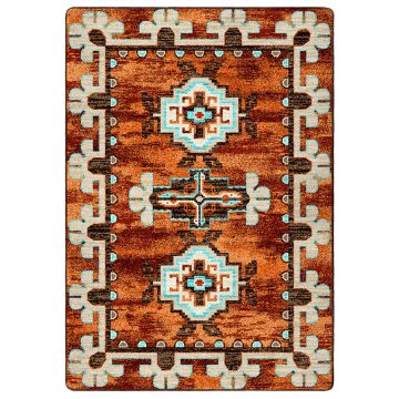 Badlands Rug - Rust