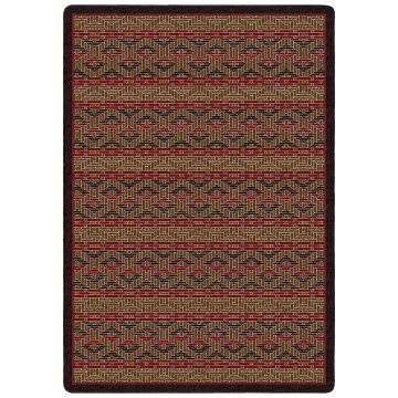 Basket Weave Rug - Dark Chocolate