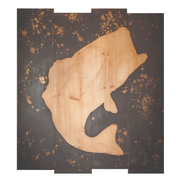 Bass Reclaimed Wood Wall Decor