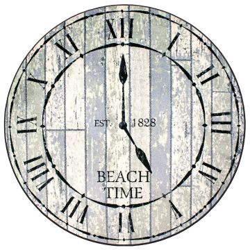 Beach Time Round Area Rug