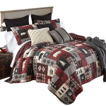 Bear Peak Quilted Bedding Set