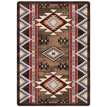 Bow Strings Rug - Brown