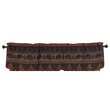 Cabin Bear Valance